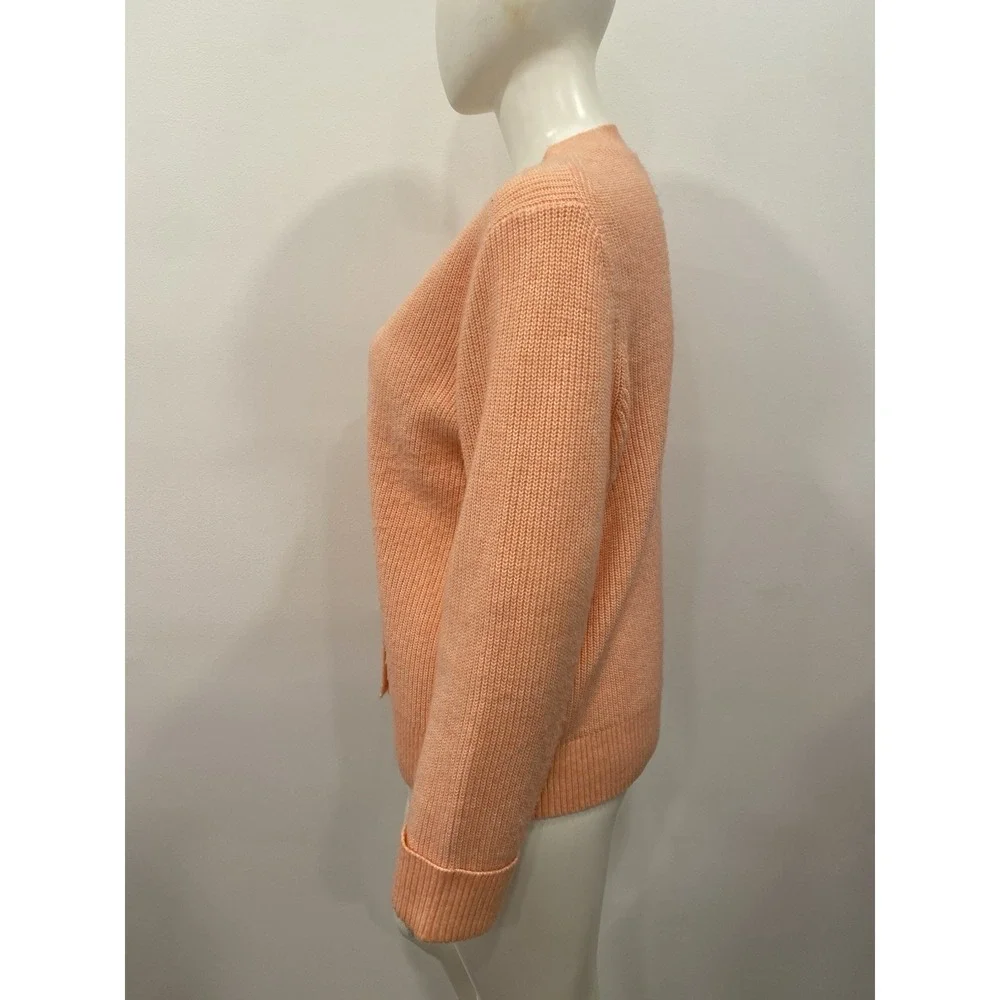 Talbots Plus Cardigan Button Front Sweater Peach Size 2X Librarian Sweater